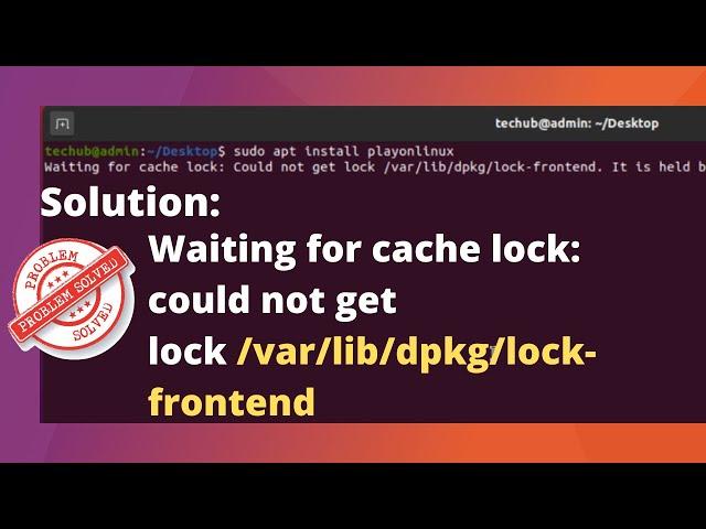 How to fix issue Could not get lock /var/lib/dpkg/lock-frontend | Ubuntu | Ubuntu APT issue