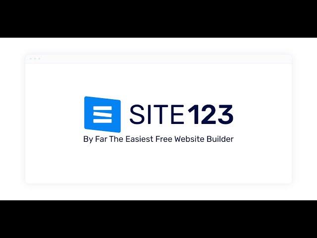 SITE123 By Far the Easiest Free Website Builder