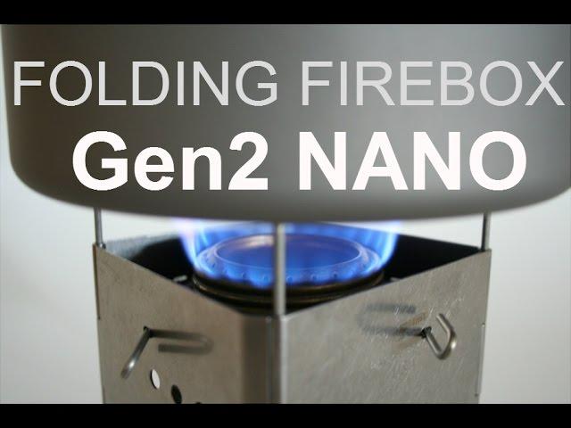 Gen2 Firebox Nano! Even More Adapted To Trangia Spirit Burner Use.