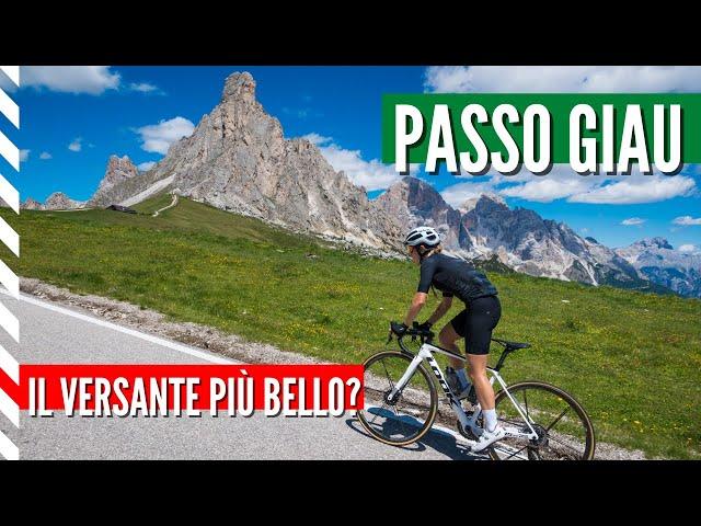 Dolomites by road bike: Passo Giau from its best side with a special guest