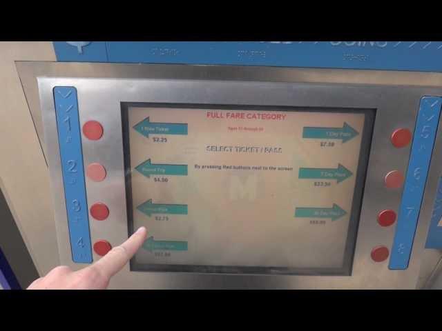 Using a Metrolink TVM (Ticket Vending Machine)