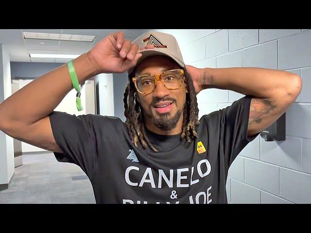 DEMETRIUS ANDRADE REACTS TO CANELO STOPPING BILLY JOE SAUNDERS VIA TKO