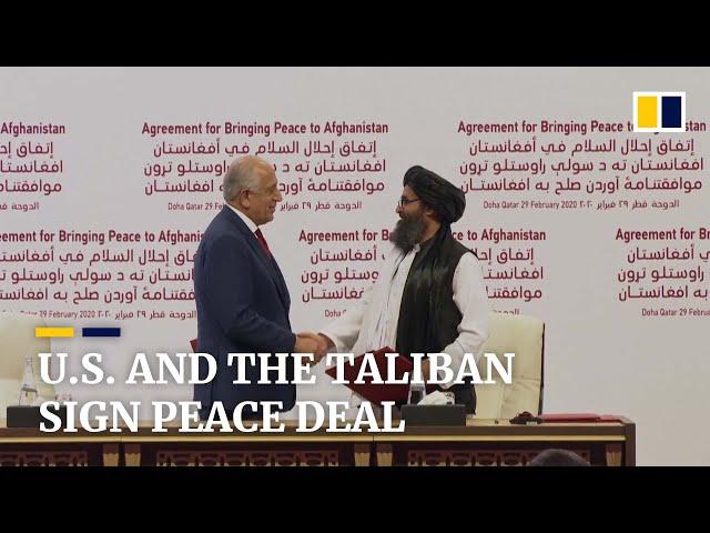 US, Taliban sign historic peace deal to end war in Afghanistan and withdraw US troops