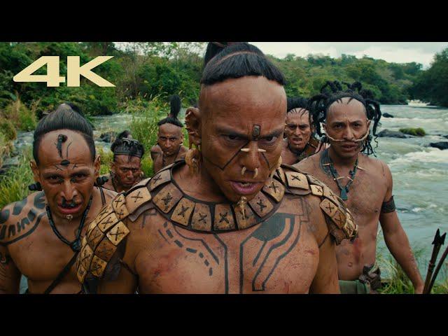 APOCALYPTO - Waterfall Leap Scene - 4K