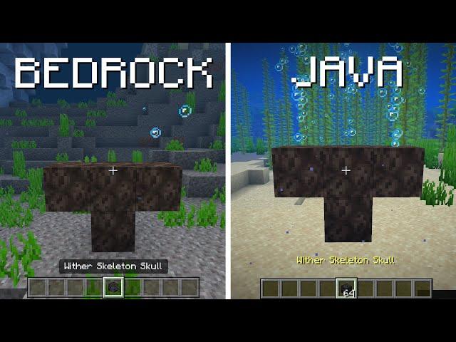 Java vs Bedrock