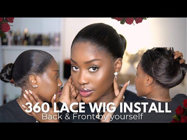 How to Install 360 Lace wig yourself-"REAL SCALP Versatile & Breathable Lace ft RemyForte Hair