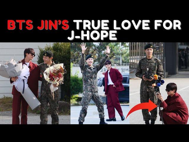 BTS Jin’s true love for j-hope | LIVE  BTS Jhope Military Discharge Full Video 