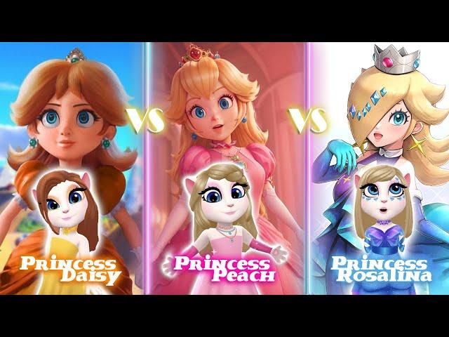 My talking angela 2 All Princess Form Mario Bros Daisy  VS Peach VS Rosalina