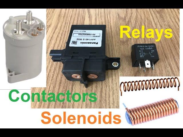 EV Conversion - Relays Solenoids Contactors