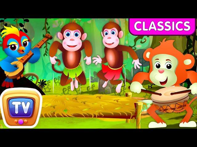 Five Little Monkeys Jumping on the Bed - The Smart Monkeys - Kids Songs - ChuChu TV Classics