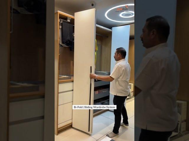 Bi-Fold | Sliding Wardrobe System | Arpit Shah Projects #wardrobe