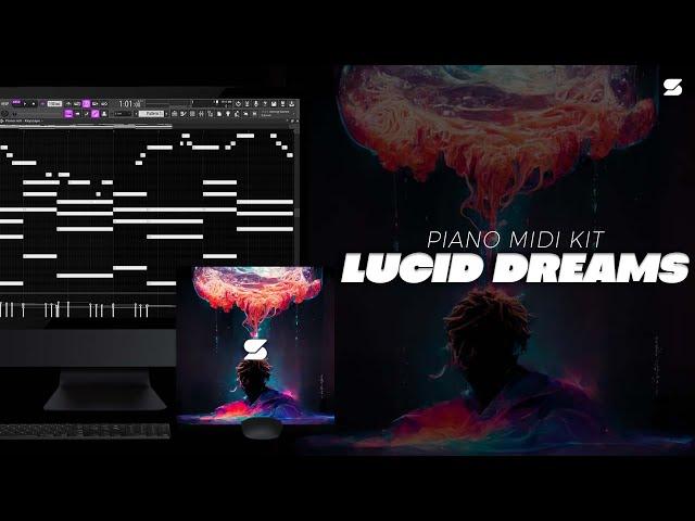 (+25) Best Melodic Midi Kit - LUCID DREAMS (JUICE WRLD, ROD WAVE, NICK MIRA) Free Midi Pack 2025 