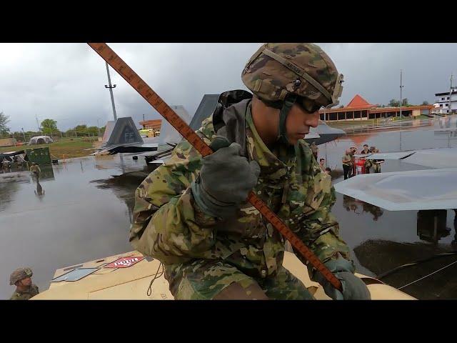 F-22 Raptors conduct Flight Ops in Tinian, Northern Mariana Islands