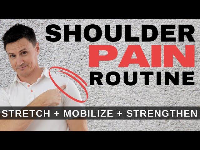 BEST Exercises To Fix Shoulder Pain (Tendonitis, Tendonopathy, Bursitis, or Impingement)