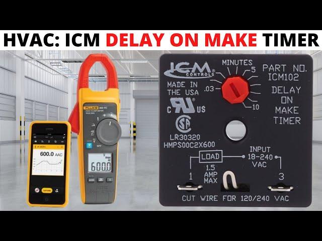 HVAC Delay On Make Timer (How it works & How To Wire) Compressor Staging/Startup Delay Timer