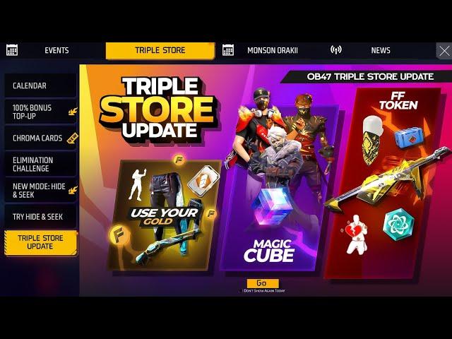 Ob47 Magic Cube Bundle | FF Token New Bundle Buddy Mart Update | FF New Event | Free Fire New Event