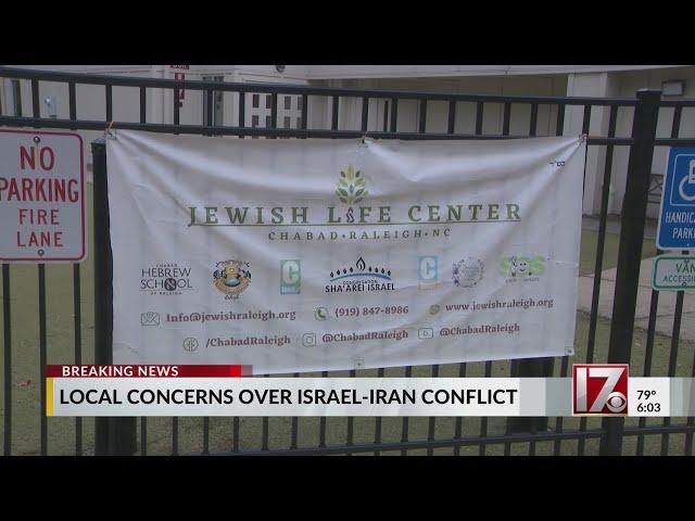 Concerns over Israel-Iran conflict in central North Carolina