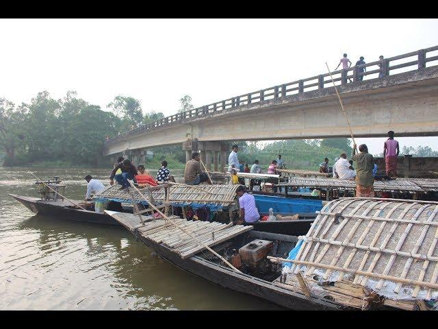 Village life | Journey by boat in chalanbill