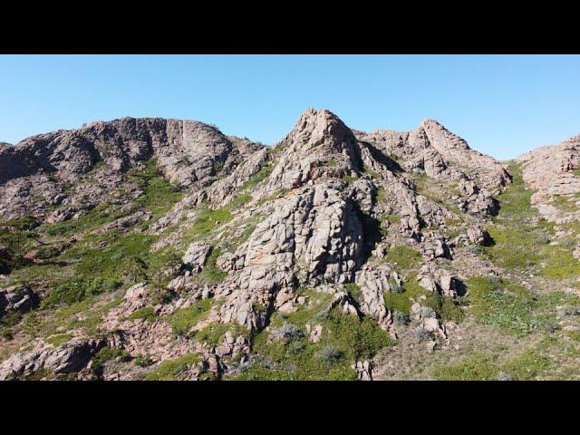 Aksoran Roof of Kazakhstan  Steppe from the air. Аксоран Крыша Степей Казахстана 1565 m с дрона,