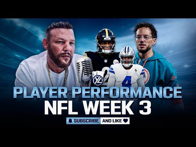 NFL Player Performance Week 3 with J.A. Cavalier