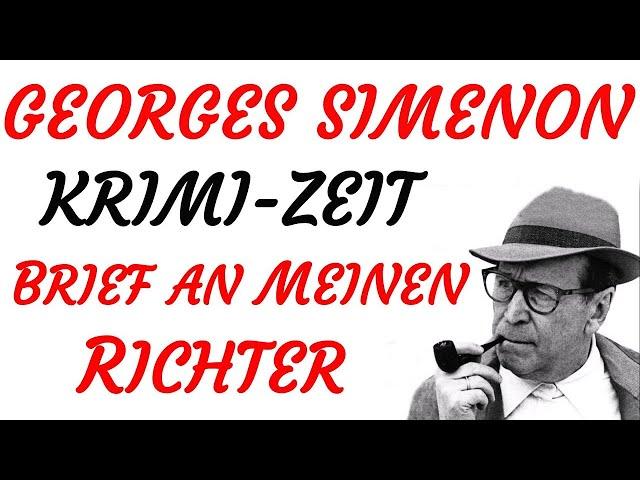 KRIMI Hörspiel - Georges Simenon - BRIEF AN MEINEN RICHTER (1985)