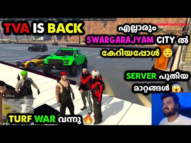 Tva Is Back എല്ലാരും Swargarajyam City ൽ കേറിയപ്പോൾ Turf War വന്നു Server പുതിയ മാറ്റങ്ങൾ 