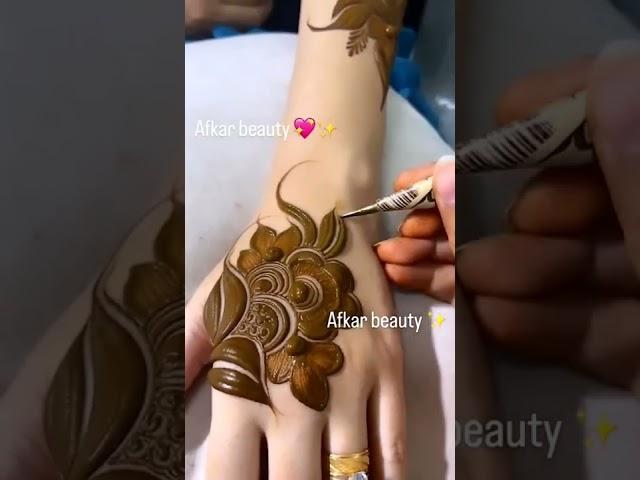 Dubai mehandi design |aafreenbeautystudio|#subscribe #trending #mehandiart #short #shortvideo