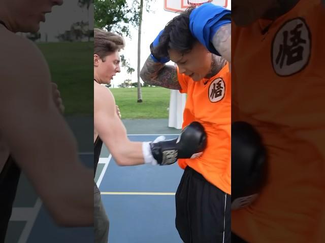 Hitting Chris Heria with my Hardest Body shots