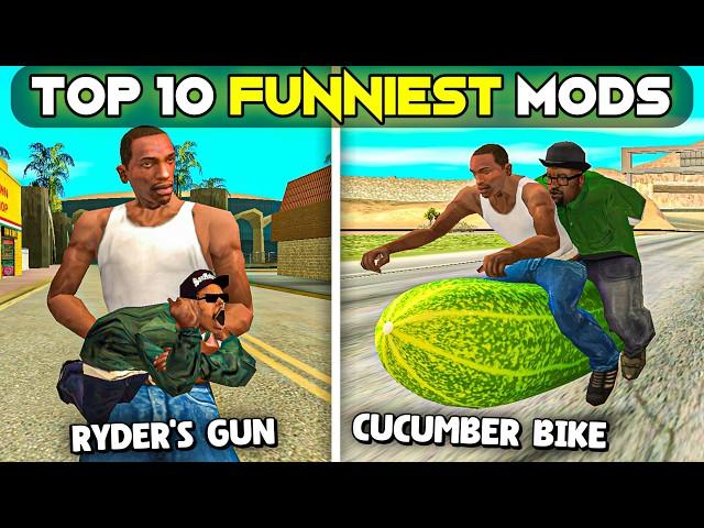 10 MORE Weird And Funny Mods For GTA San Andreas | GTA SA Mods