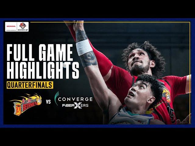 SAN MIGUEL vs CONVERGE | FULL GAME 1 QF HIGHLIGHTS | PBA SEASON 49 GOVERNORS' CUP | SEPT. 26, 2024