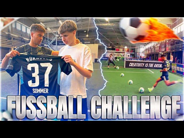 FUSSBALL CHALLENGE GEGEN @Niklas-Wilson ️ MIT 1vs1 