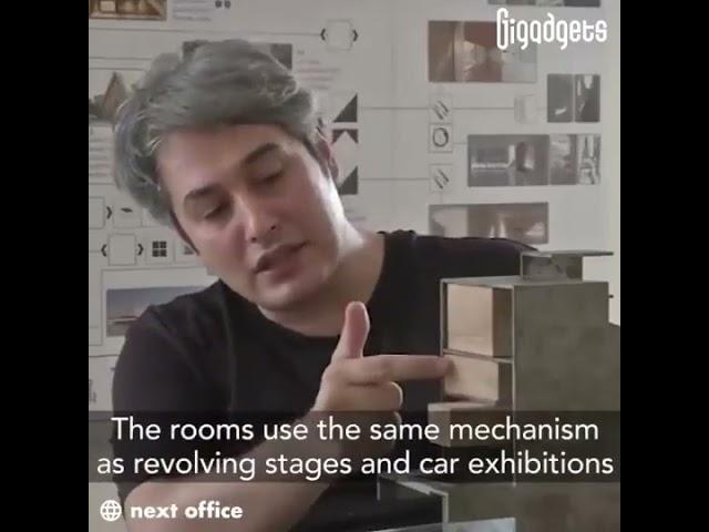 Rotating Rooms #futurehome #technology
