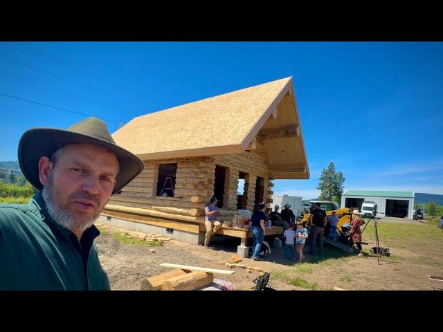 Wrangler Star Meadowlark Log Cabin, Elvie Visits Cody and Mrs. W.