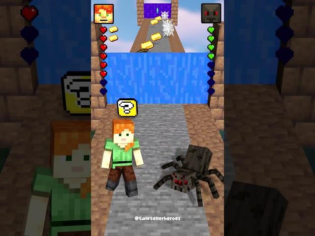 New Dungeon Run | Alex vs Spider | Ultimate Gold Cave! #minecraft