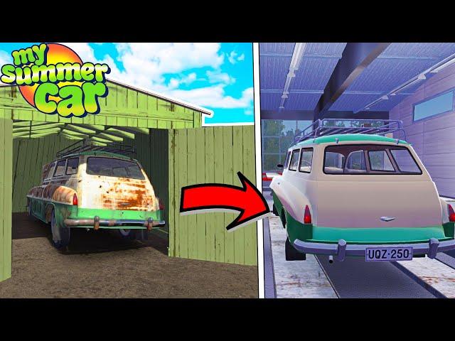 I FOUND AN ABANDONED RUSCKO AND FIXED IT UP - My Summer Car #344 | Radex