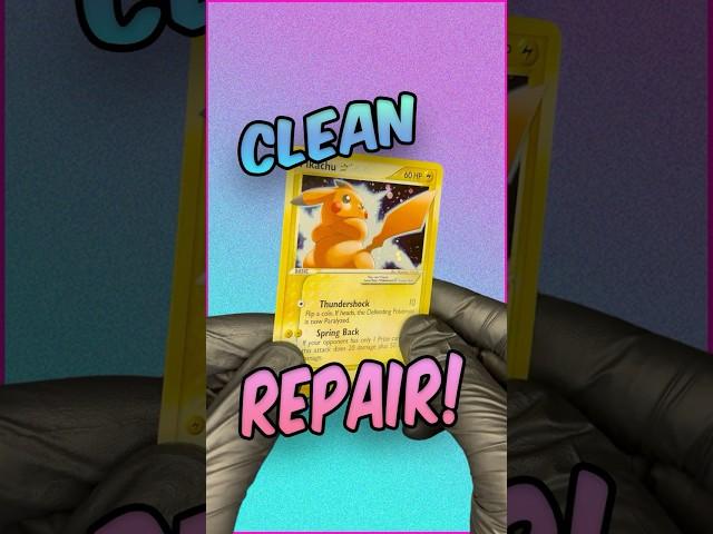 Gold Star Pika - Another ONE - Repair | TCG Repair |  #pokemoncards #vintagepokemon #pokemon