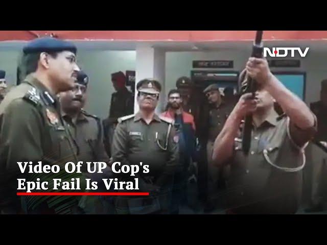 That's Not How You Load A Gun. Video Of UP Cop's Epic Fail Is Viral