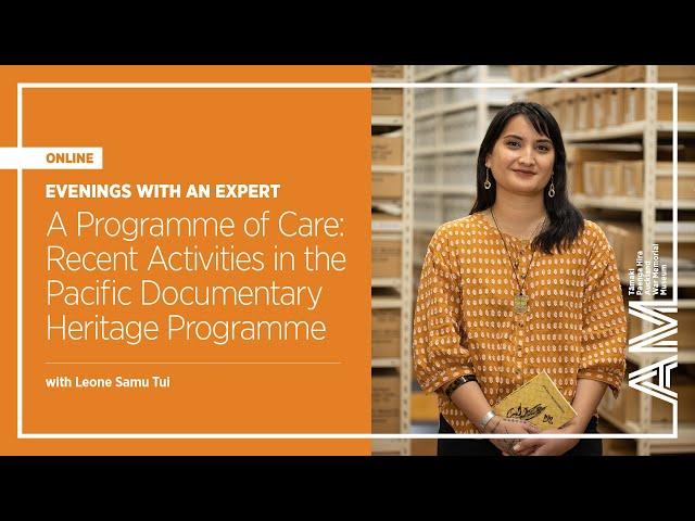 A Programme of Care: Recent activities in the Pacific Documentary Heritage Programme