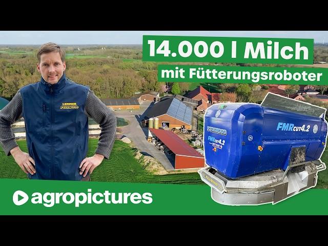 14.000 l Milchleistung mit Lemmer Fullwood FMR Fütterungsroboter: Milchviehbetrieb Schulte Lohmöller