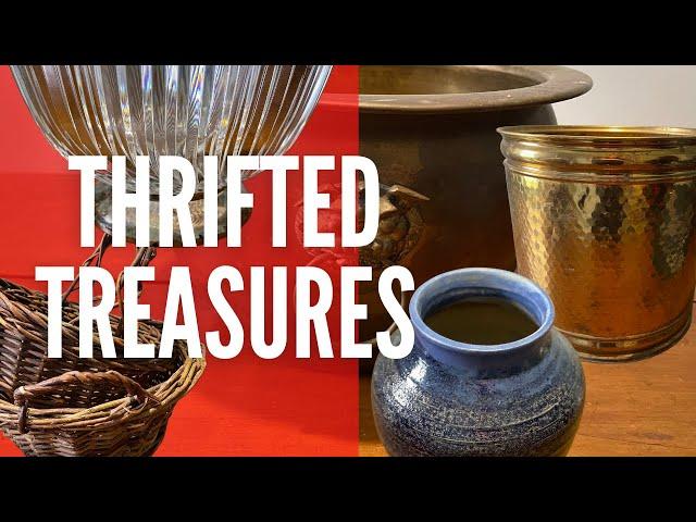 Thrifted Treasures For My Garden & Home  || Thrift With Me || Thrift Haul || Garden Thrift