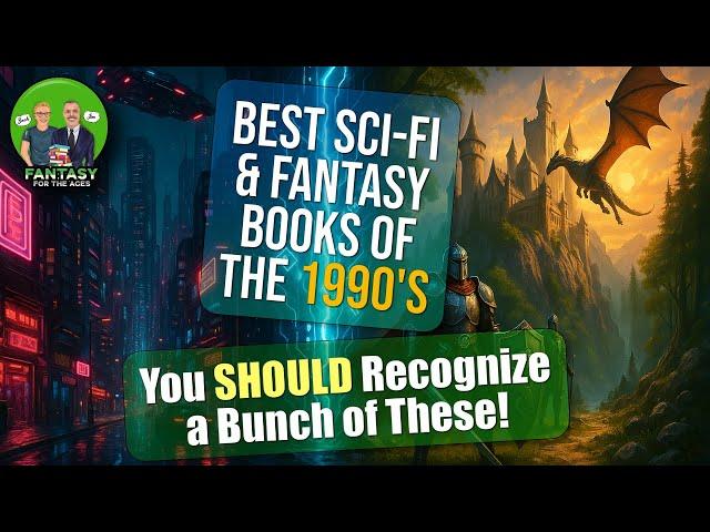 What Were the MOST EPIC Fantasy and Sci-Fi Books of the 90s?