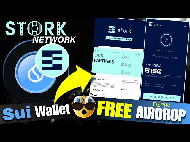 Sui Wallet New Airdrop | Stork Network Depin Airdrop Complete Details | Claim Free Airdrop