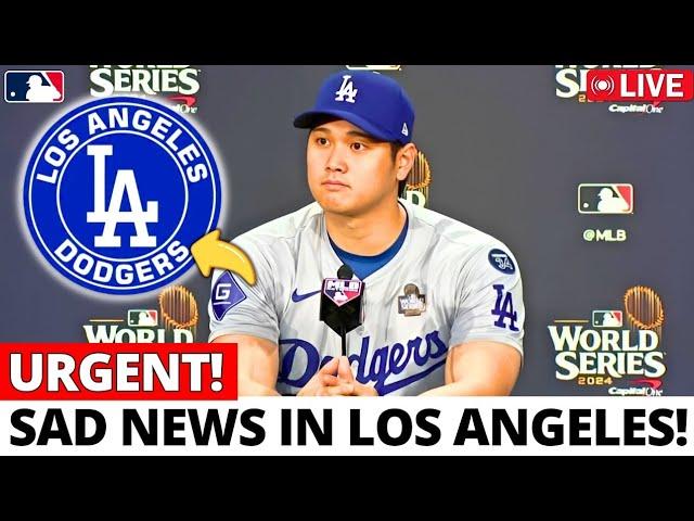 BREAKING! DODGERS ANNOUNCE SAD NEWS FOR FANS! LOOK WHAT HAPPENED! LOS ANGELES DODGERS NEWS