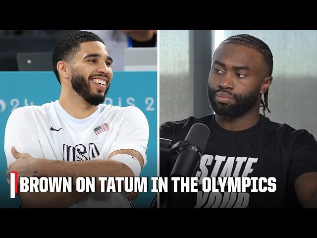 Jaylen Brown to Stephen A.: I know Jayson Tatum was 'pissed' when not playing in the Olympics 