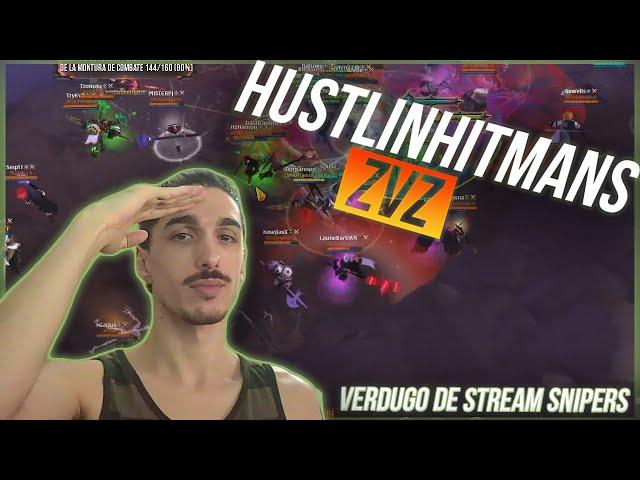 HustlinHitmans vs M3R | Albion Online | ZvZ | VERDUGO DE STREAM SNIPERS 