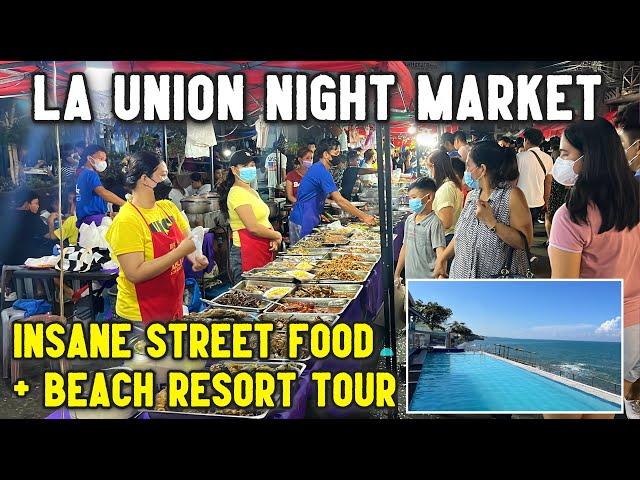 Philippines Street Food Night Market in SAN FERNANDO LA UNION | Street Food + Beach Resort Tour!