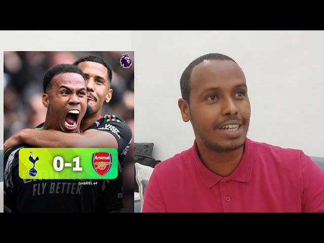 Spurs 0-1 Arsenal Gabriel oo Arsenal ka fujiyay dabinkii Spurs, Gunners waa koox horyaal rabto