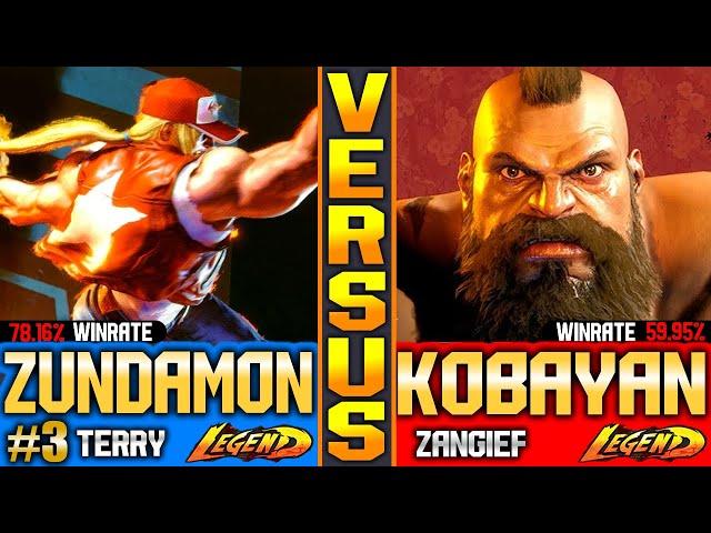 SF6 Zangief (Kobayan Vs Top #3 Terry Zundamon) ▰ High Level