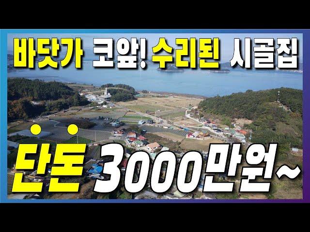 바다 5분거리! 리모델링 시골집 2채 + 대지 3000만원대 이런건 어떠세요?