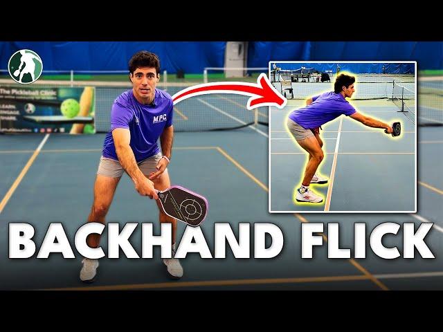 MASTER the Backhand Flick with Pro Pickleball Player Richard Livornese Jr.